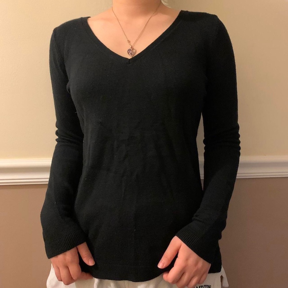old navy black sweater